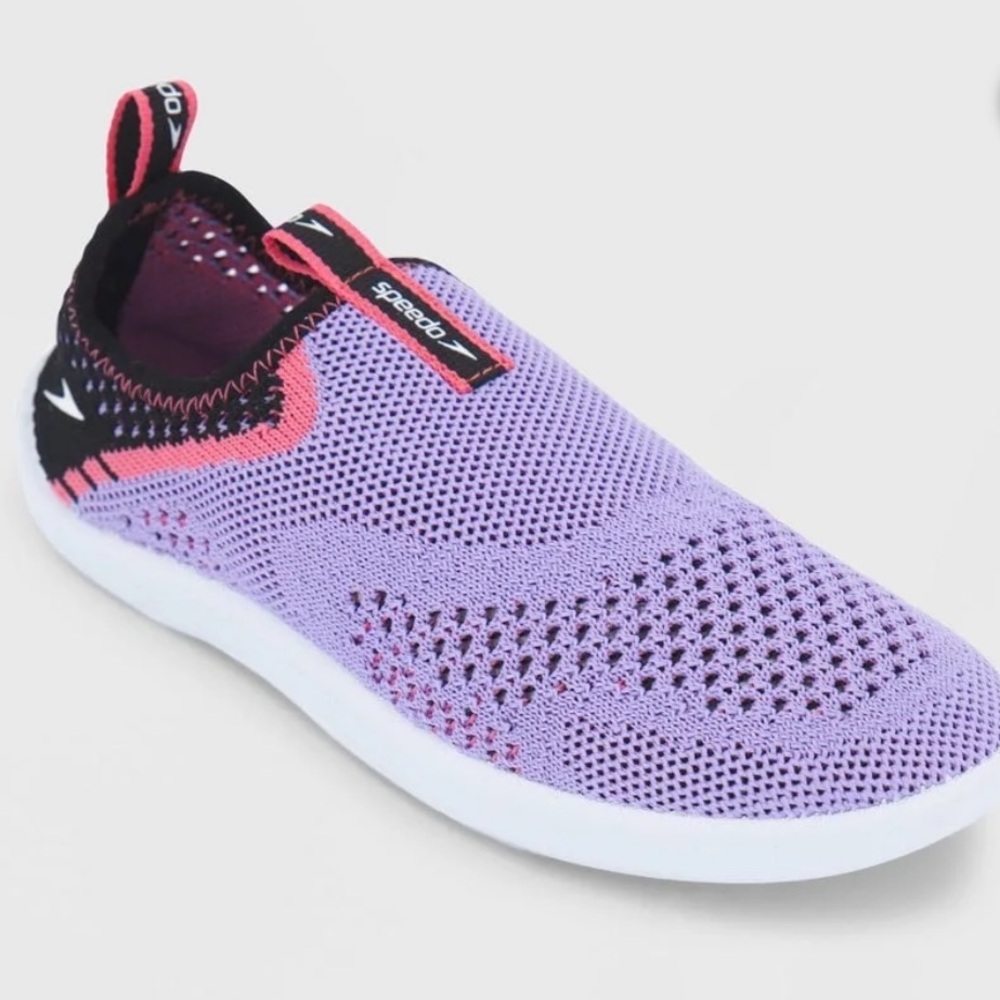 NWT Speedo Junior Girls' Surf Strider Water Shoe, Lavender/Pink Sizes M and L